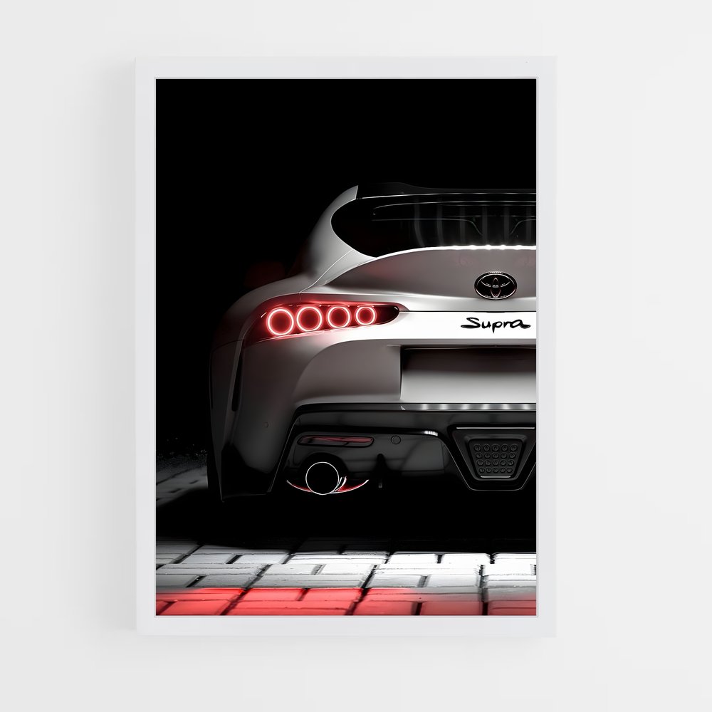 Poster Nuit de Supra – affiche Toyota (vue 3)